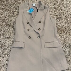 Nicole Miller blazer vest